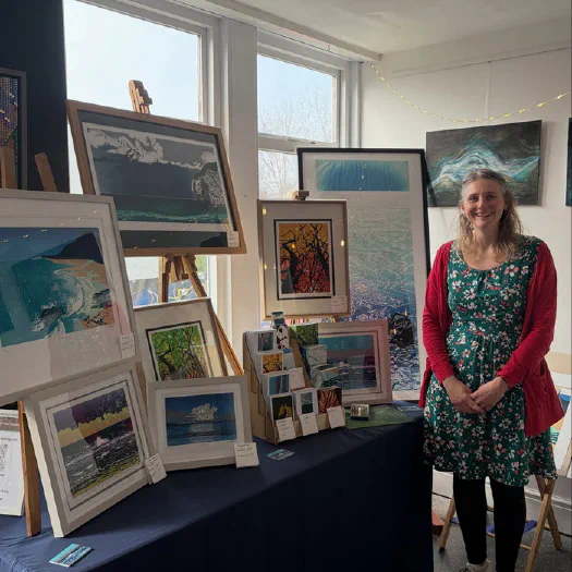 Setup @northlightleeds I’m here today from 10-4

Selling framed and unframed woodblock prints, cards…