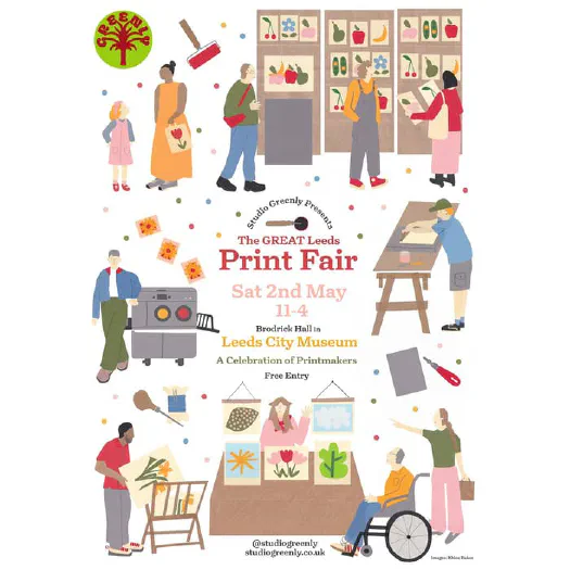 I'm excited to share that I'll be at The GREAT Leeds Print Fair at @leedscitymuseum on Saturday the …
